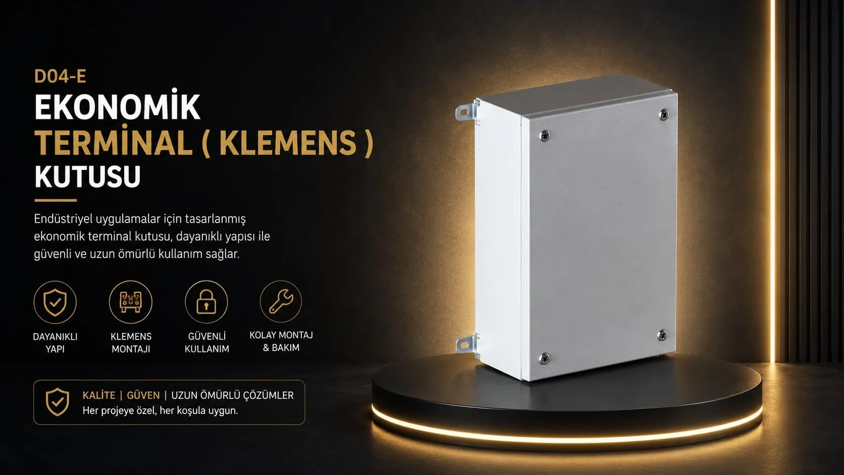D04-E Ekonomik Terminal (Klemens) Kutusu