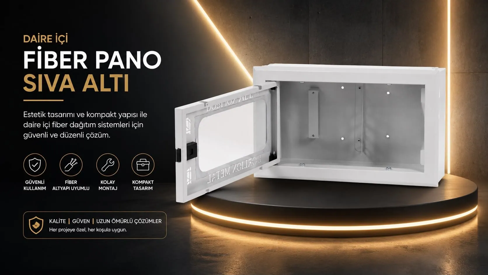 Daire İçi Fiber Pano — Sıva Altı