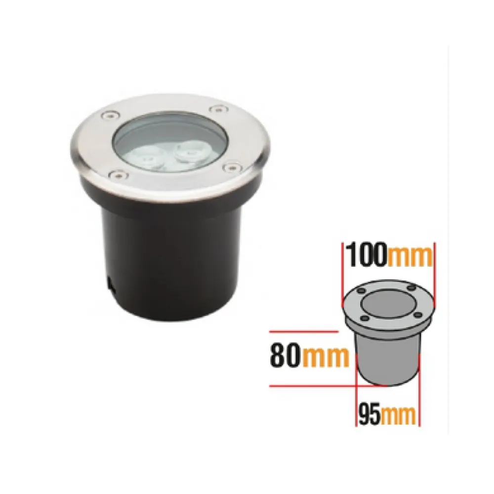 3 Ledli Zemin Armatürü