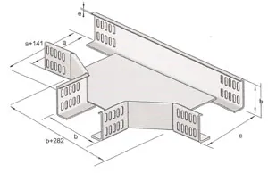 Ağır Hizmet Tipi T Dönüş H100mm - Bends 90°