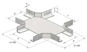 Standart Tip Dörtlü Dönüş H40mm - Crossings
