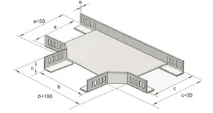 Standart Tip T Dönüş H40mm - Tee Branches